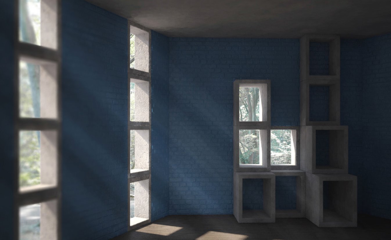 Interior of the classroom I designed for my MSc. Architectural Thesis