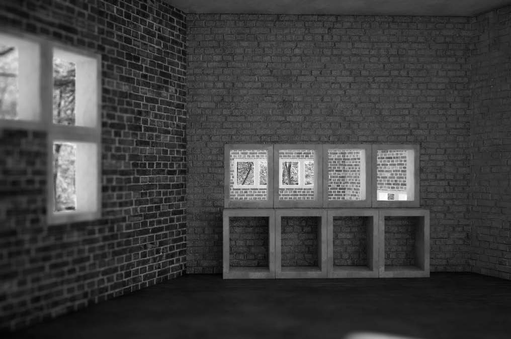 Interior of the classroom I designed for my MSc. Architectural Thesis