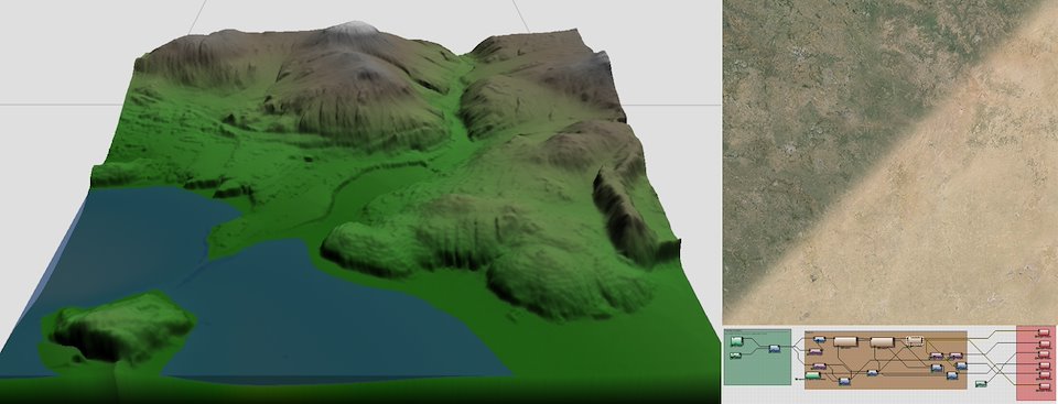 Detail of the terrain