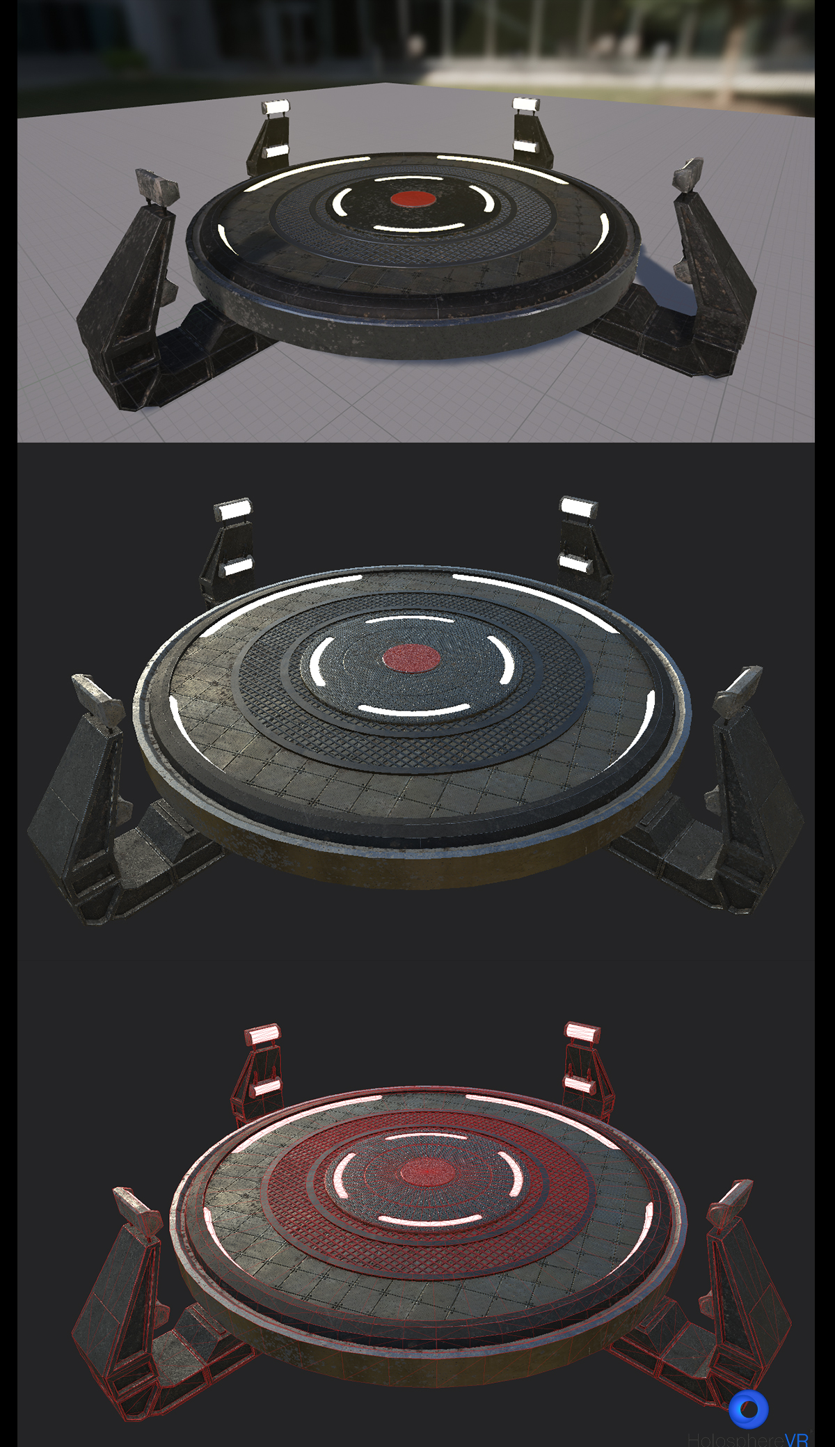 Teleporting platform