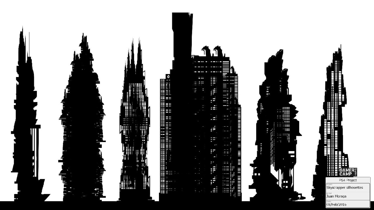 These thumbnails were concepted by me using photoshop’s shape tool. It helped me to quickly concept thumbnails for a futuristic city.