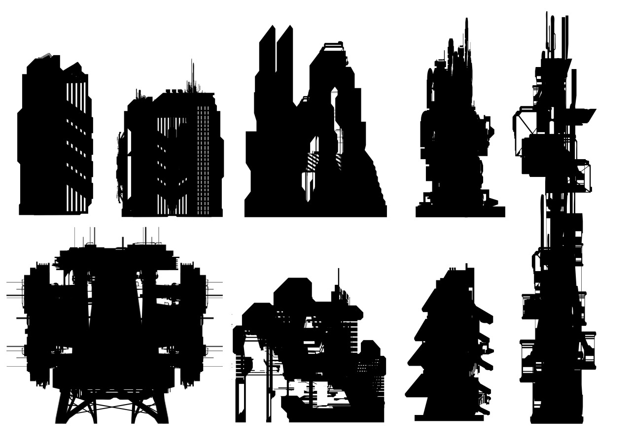 This thumbnails were made in the same way. I created custom shapes and also I downloaded some other shapes for adding detail. Everything was made in photoshop and took me less than 2 hours.